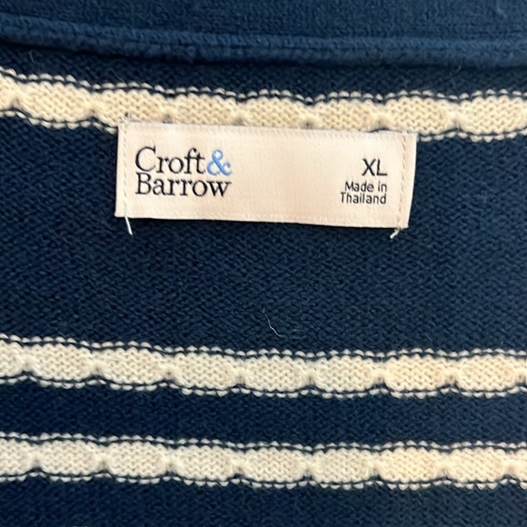 Classic Striped Sweater - Navy and White - Picture 4 of 4